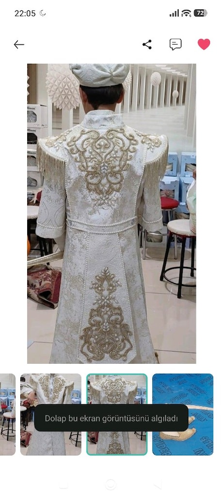 Osmanlı kaftan sünnet takımı - 2