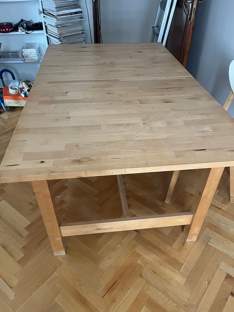 IKEA AHŞAP YEMEK MASASI ( 4-6 ) KİŞİLİK - 2