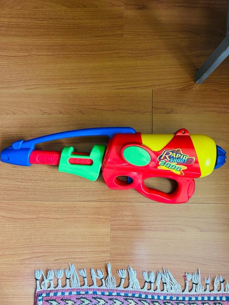 Nostaljik Su Tabancaları Dev boy 72 cm Rapid Shoot 3000+2 adet Açıklam - 3