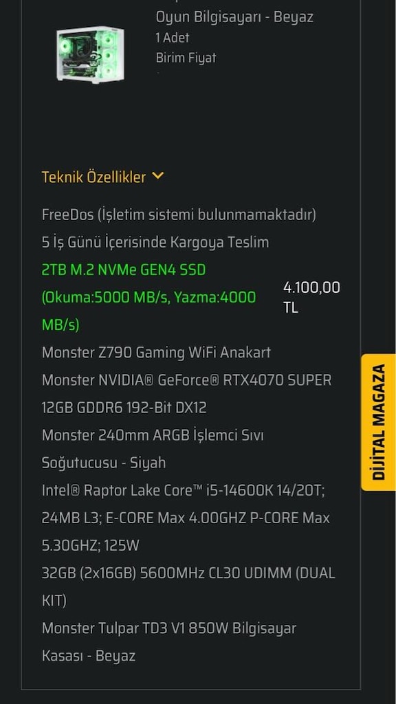 hazır gaming setup - 2