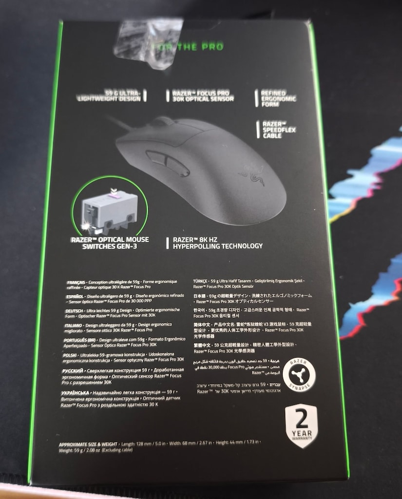 Razer DeathAdder V3 | Sorunsuz / Kutu ve Garanti Mevcut - 5