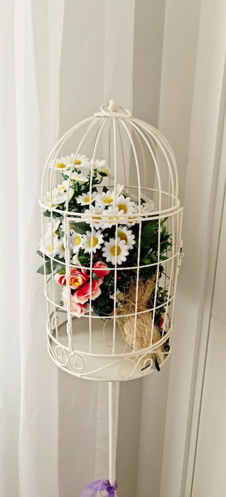 Ayaklı Dekoratif Vintage Kafes (English Home)