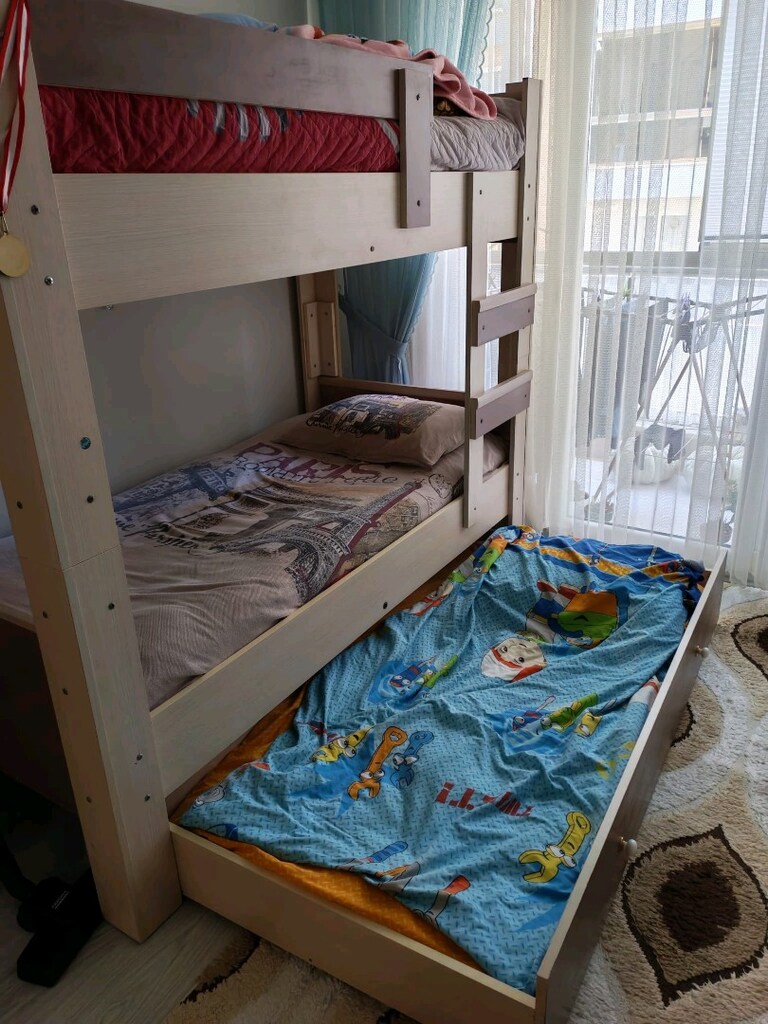 ikili ikiz yataklı ranza bilgisayar masası gardrop - 8