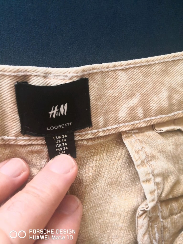 H&M Bej Renk Kargo Pantolon - 2
