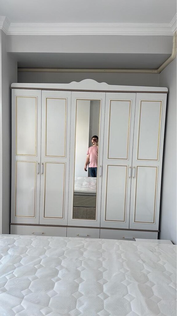 ultra lüks komple mdf yatak odası takımı sıfır ürün adrese teslim - 3
