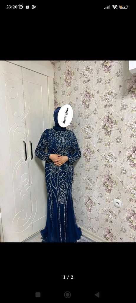 taşlı abiye - 3