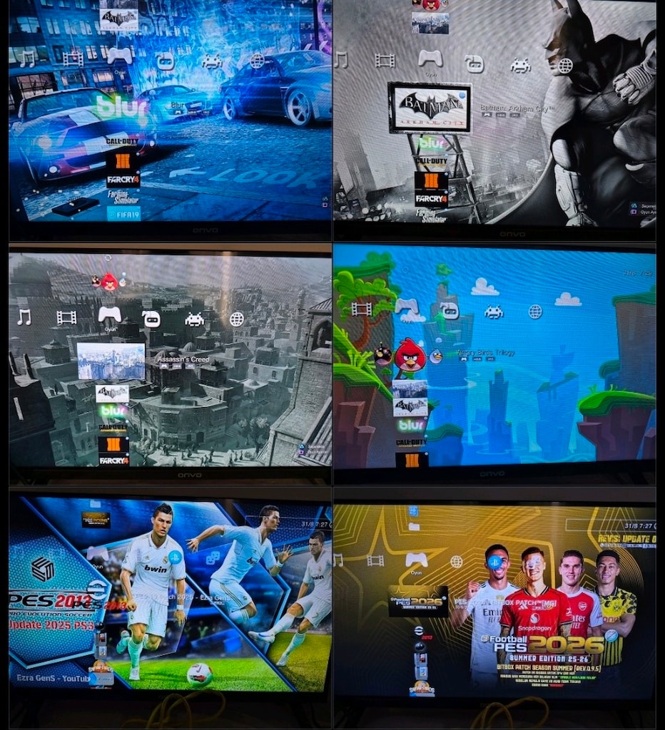 PS3 SÜPERSLİM 500 GB/2 KOL/40 OYUN/SORUNSUZ - 8