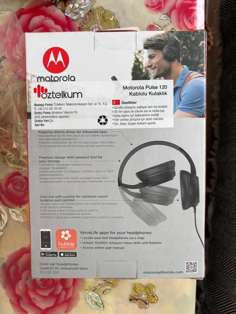 Motorola Pulse 120 Siyah Kablolu Kulak Üstü Kulaklık - 2