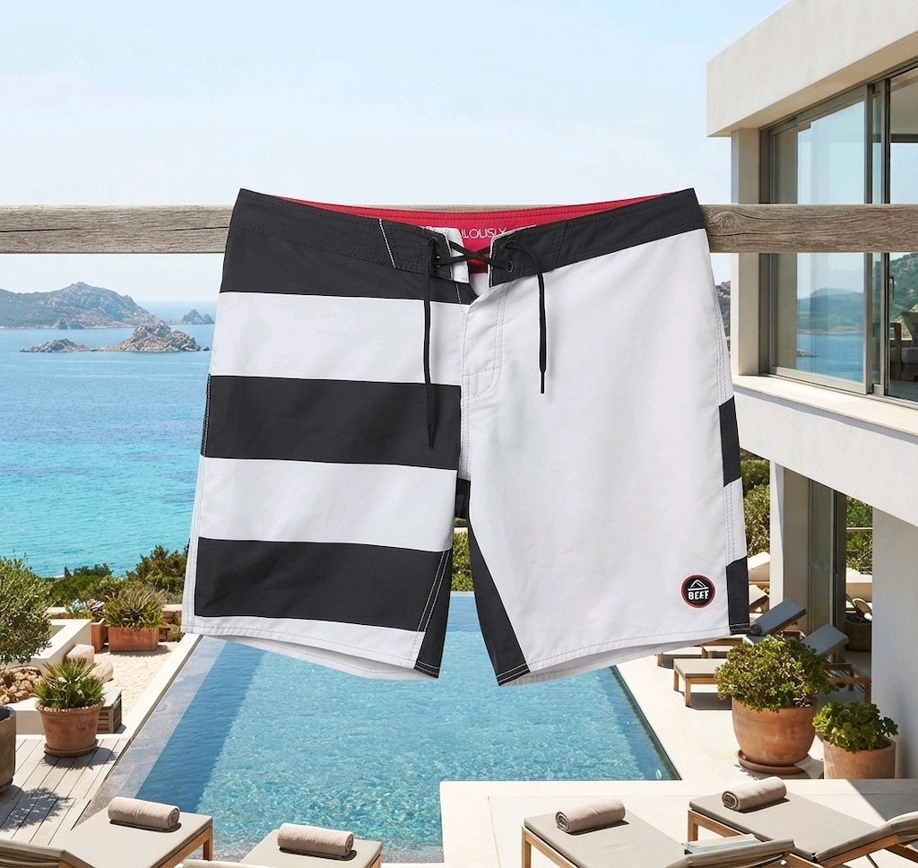 REEF DENİZ ŞORTU ARKA CEP detaylı 2xl bel çevresi 102 cm uzunluk boy 5 - 4