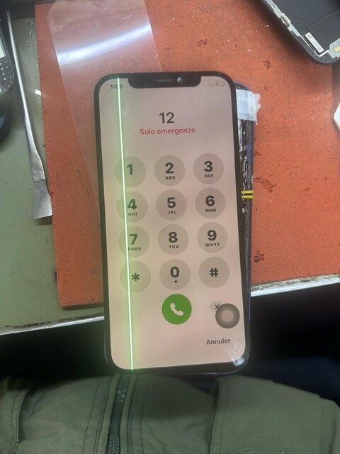 iphone 12 ve 12 pro orjinal çizgili ekran