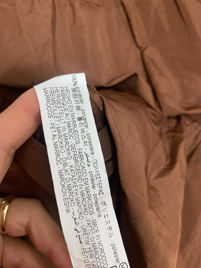 Zara Volanlı L-XL Balon Kol Mini Elbise - 11