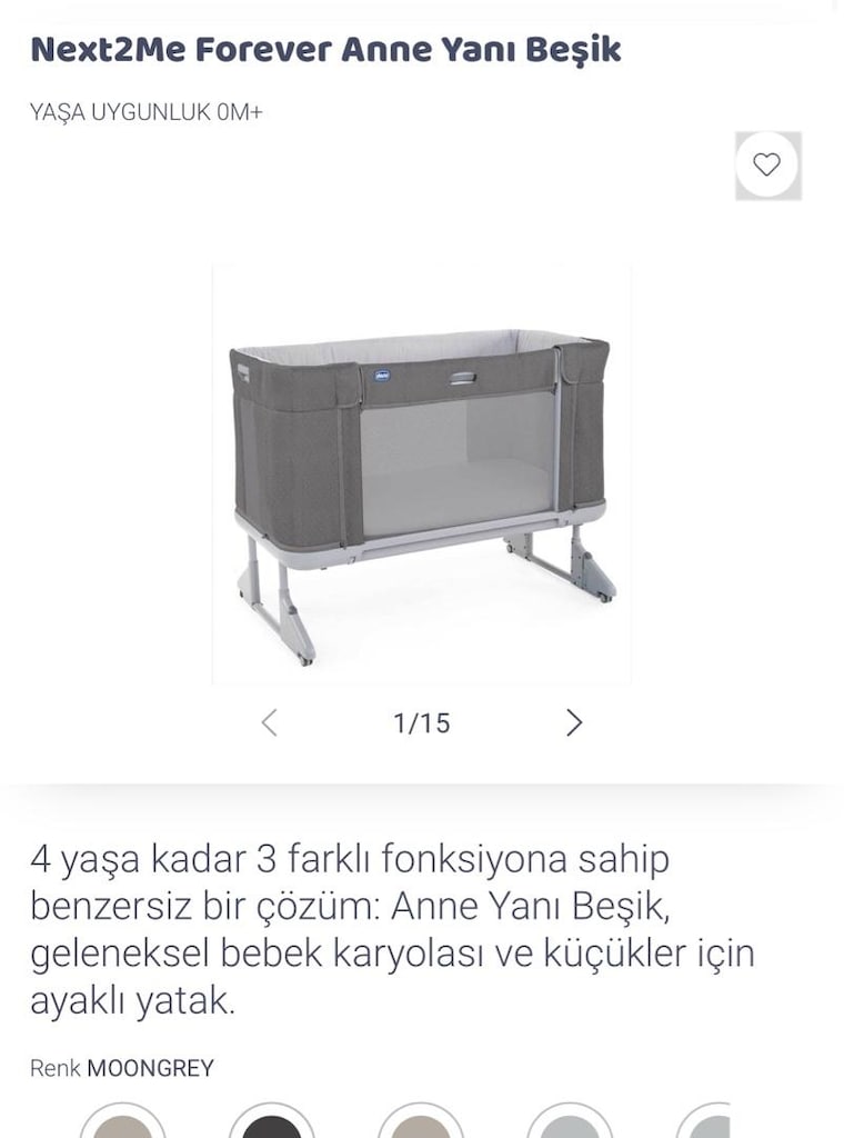 CHİCCO NEXT TO ME YATAĞI - 8