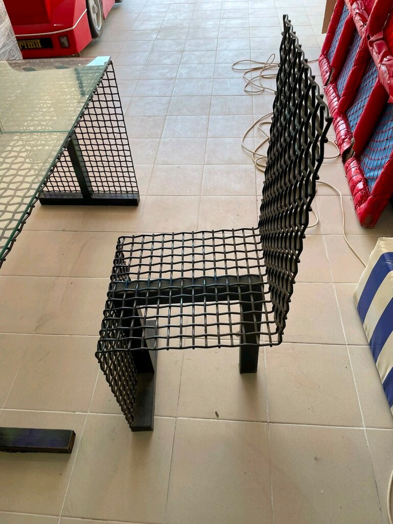 ferforje camlı iki adet masası - 5
