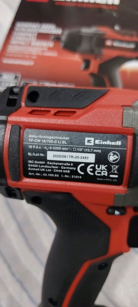 EİNHELL TP CW 18 750 C Lİ BL SOLO DARBELİ SOMUN SÖKME - 5