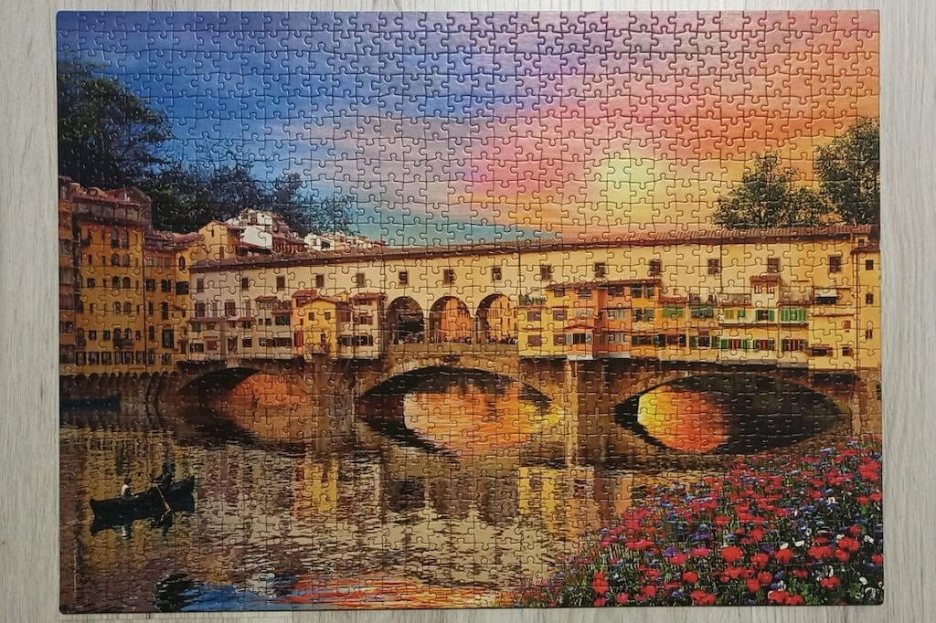 Arlası Bantlı Yapılmış Puzzle - 7