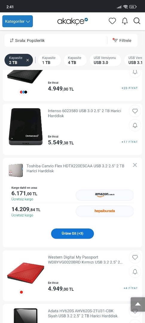 SIFIR TOSHİBA 2 TB FULL OYUN - 3