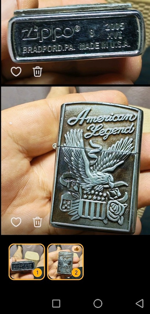 zippo dış kap içi orjinal değil - 4