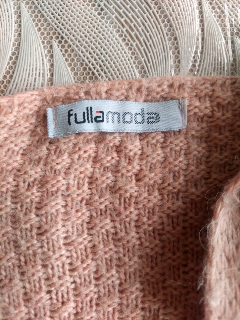 Fullamoda kollar yaprak kabartma hırka - 13