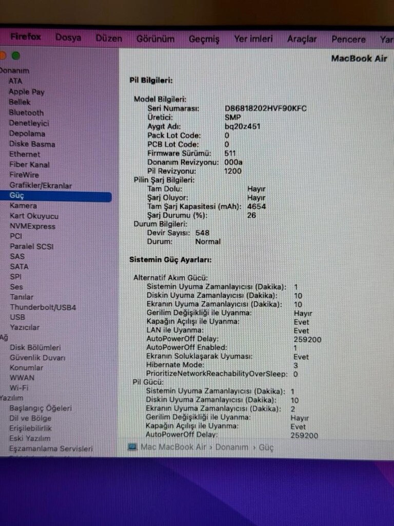 Apple MacBook Air 2017 - İ5 İşlemci , 128GB SSD - 3