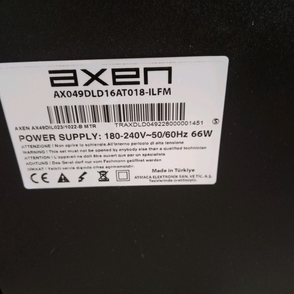 HD tv axen - 2