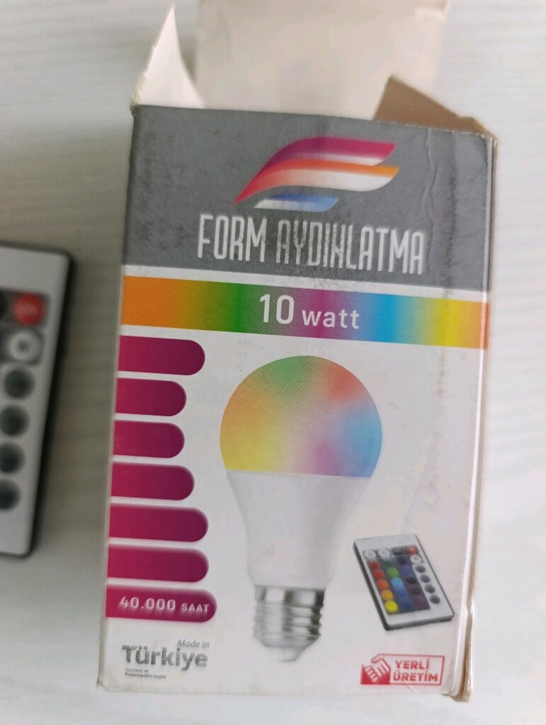 RGB LED kumanda lı ampul - 5
