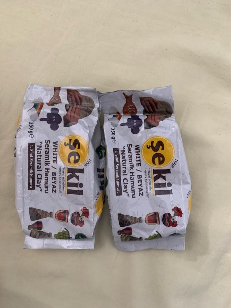 Maries Oil Colour 12li +Fırça+Spatula+ Yağlı Boya 12ML +Seramik Hamuru - 7