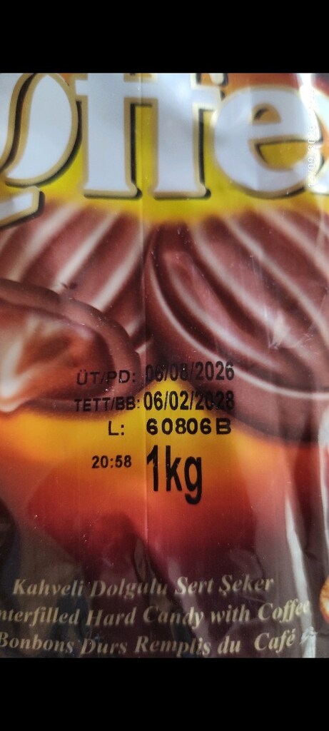 kahveli seker 1kg son kullanim 2028 - 9
