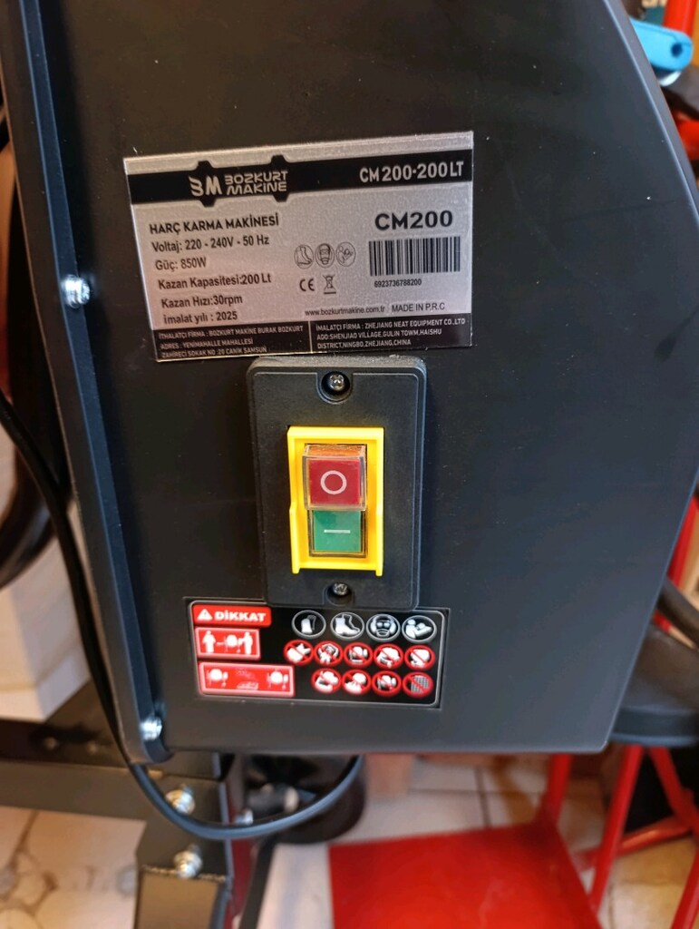 200 LT BETONYER 220 ELEKTİRİKLE ÇALIŞIYOR - 2