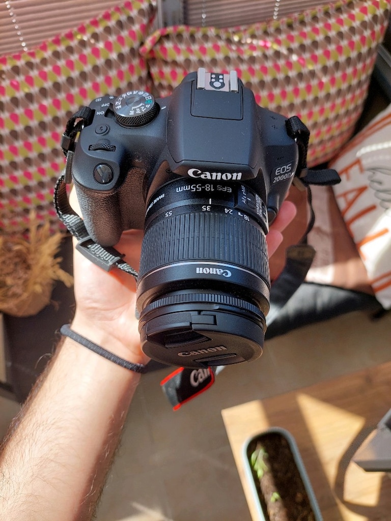 Sıfır Ayarında Canon EOS 2000D +18-55mm Lens | Sadece 1 Kez Kullanıldı