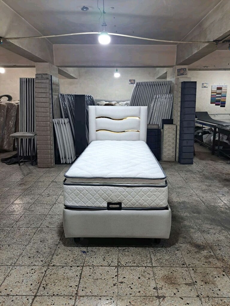 90x190 baza başlık yatak - 5