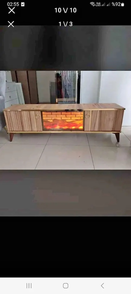 ŞÖMİNE TV ÜNİTESİ KAMP - 5