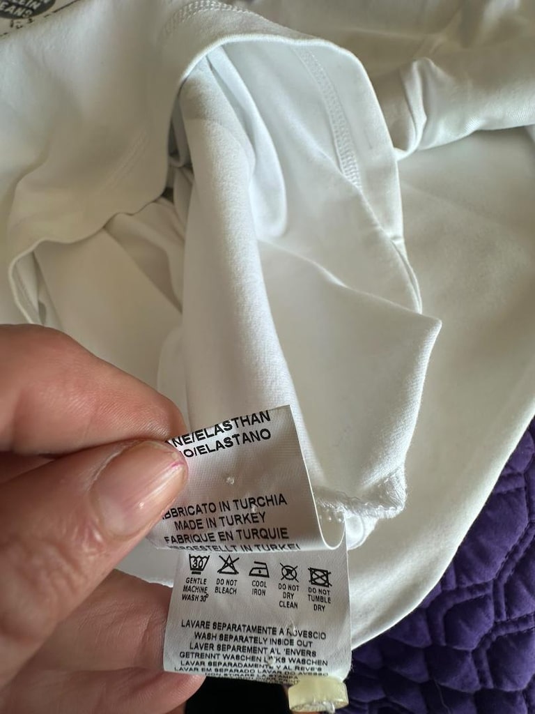Calvin Klein Jeans Beyaz Uzun Kollu Tişört - 6