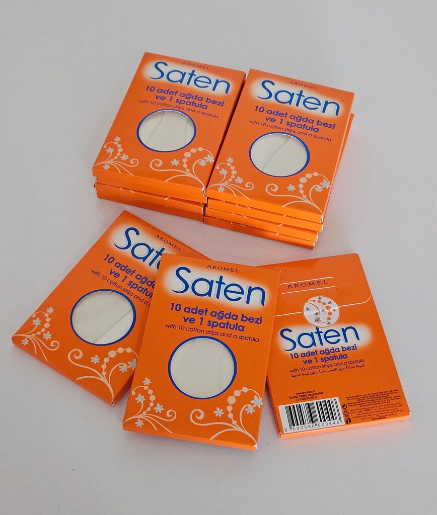 11 Paket 10lu Saten Ağda Bezi - YENİ - 2