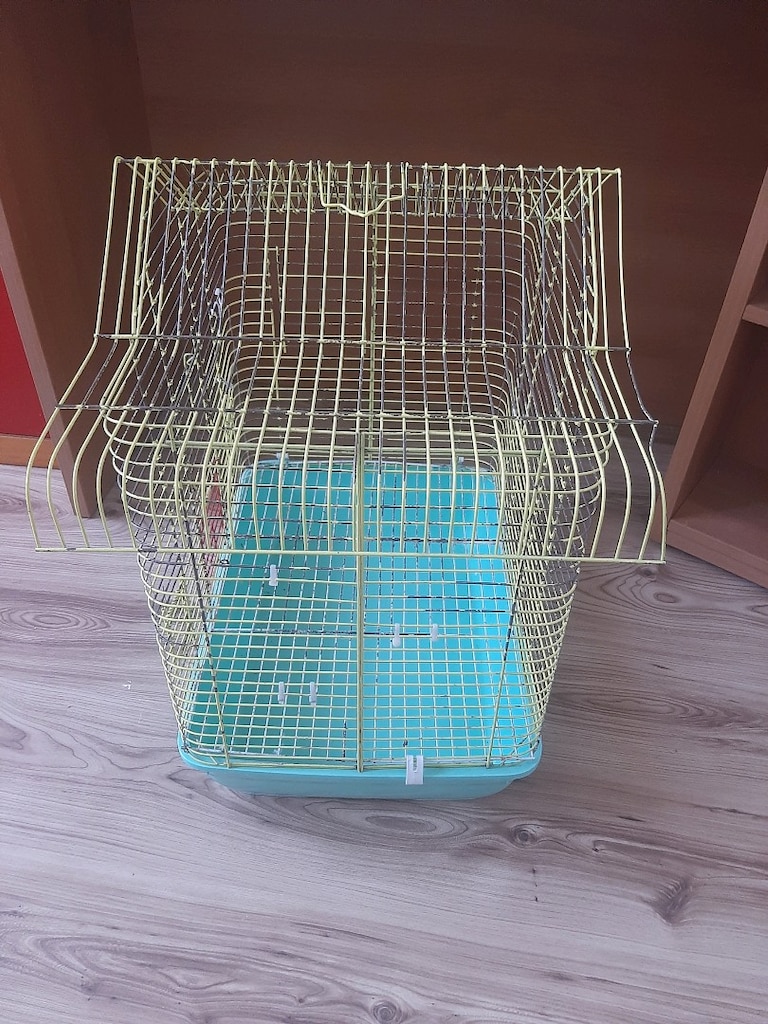 kuş kafesi uzunluk 47×genislik 34× yukseklik 60 cm - 2
