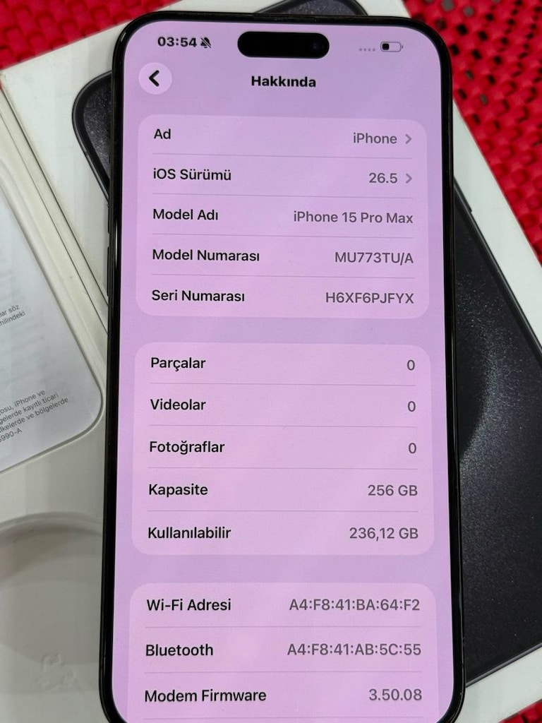İPHONE 15 PROMAX 256 GB PİI 82 HATASIZ TR ORJİNAL FİYAT SON - 6