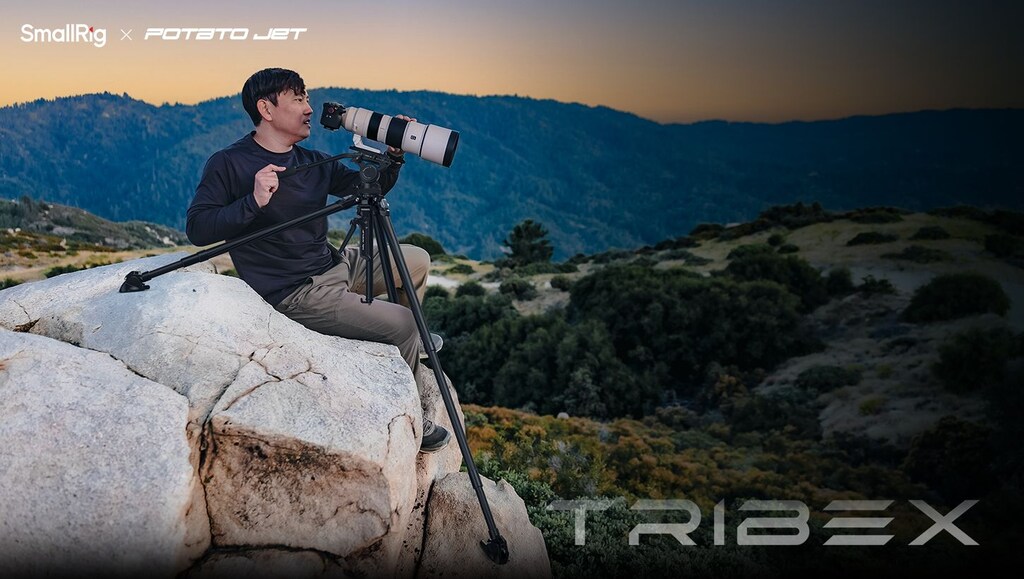 SmallRig 5755 Potato Jet Tribex II Karbon Tripod - Sıfır Kutulu - 6