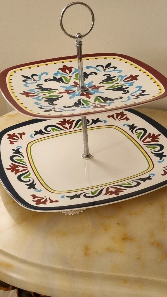 Tepe Home iki katlı servis tabağı ( Kargo yapmıyorum) - 5