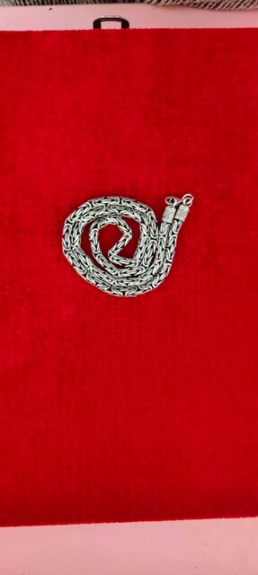 Gümüş Kral Zincir Kolye