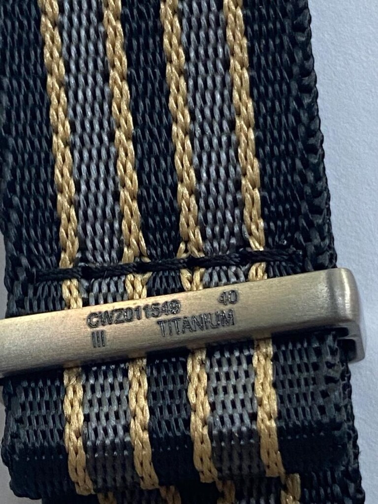 omega James Bond Titanyum tokalı hasır kordon 20 mm - 6
