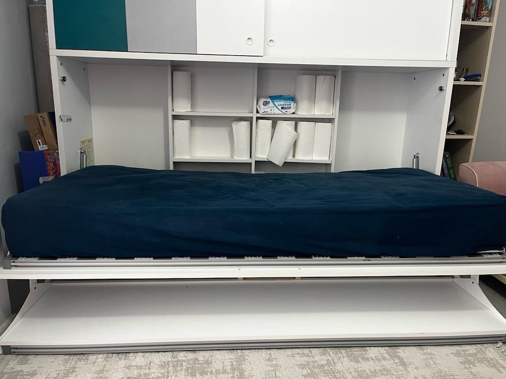 Multimo Academy Desk Katlanır Masalı Dolaplı Yatak - 2