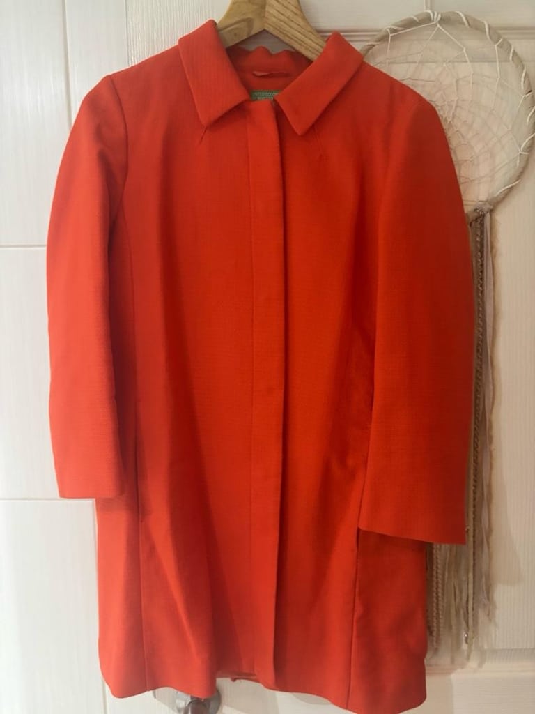 Benetton Marka Trençkot - 2
