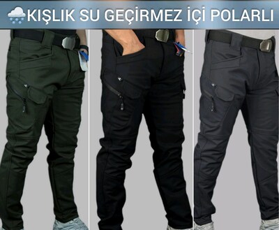 Kışlık Su Geçirmez İçi Polarlı Pantolonlar