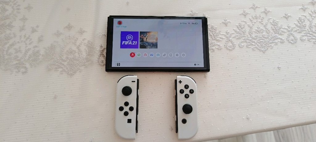 Nintendo Switch OLED 64 GB | FIFA 21 + Zelda | Kutulu | Sıfır Ayarında - 7