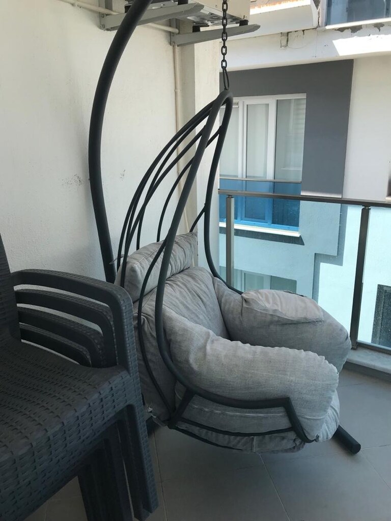 balkon masa sandalye ve salıncak takım - 5