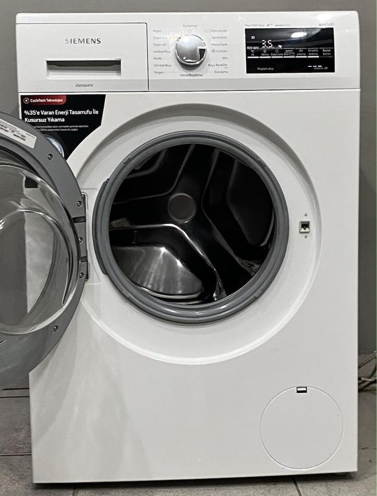SİEMENS 9 KG 1400 DEVİRLİ A+++ İNVERTER. ÇAMAŞIR MAKİNESİ HEMEN TESLİM - 3