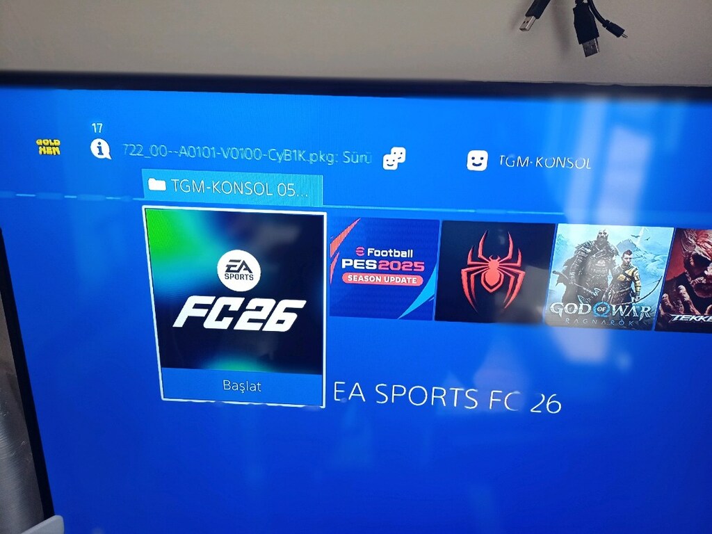 PS4 SLİM 1TB SİFİR KAPALİ KUTU 9.00 YAZİLİM 16 OYUN YUKLU 81 İLE KARGO - 3