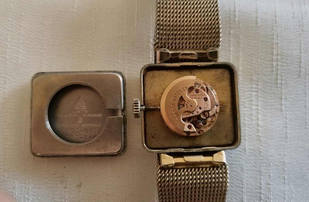 OMEGA De Ville Otomatik Vintage Kare Kasa Kol Saati - 7