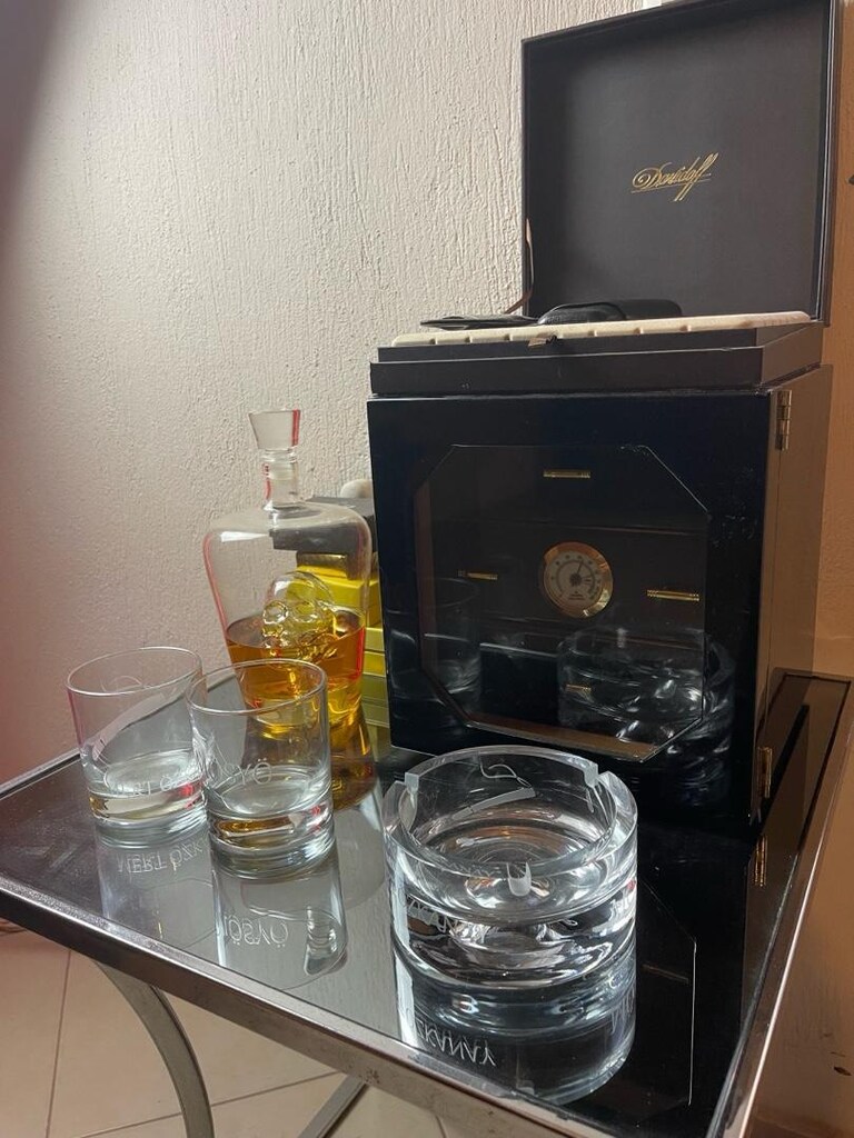 Cohiba özel üretim 3 Çekmeceli ve Nem ölçerli - 5