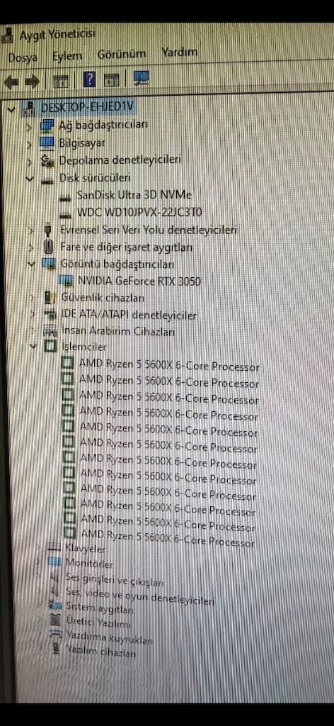RYZEN 5 5600X 16 GB RAM 8 GB RTX 3050 BİLGİSAYAR KASASI - 4