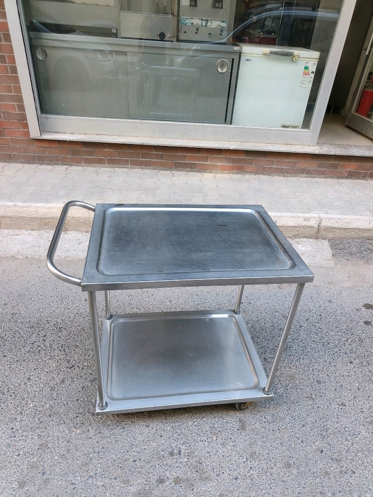 krom servis arabası - 9